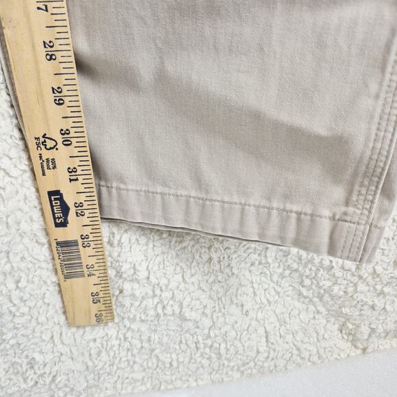 Carhartt Canvas Work Pants Men's 40x34 Relaxed Fit Beige Workwear - Picture 5 of 10
